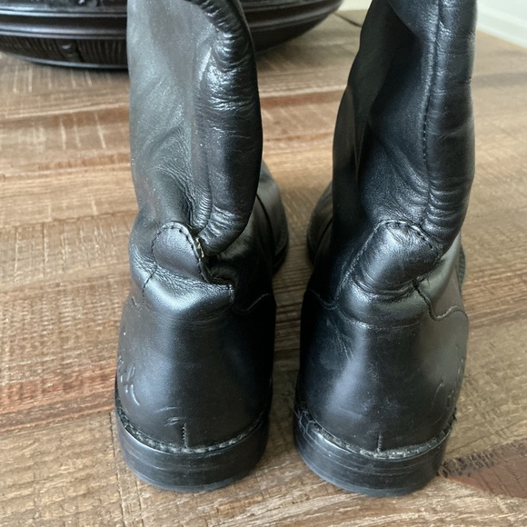 Coach Cheyenne Black Riding Equestrian Leather Boots 6.5 - Picture 6 of 7